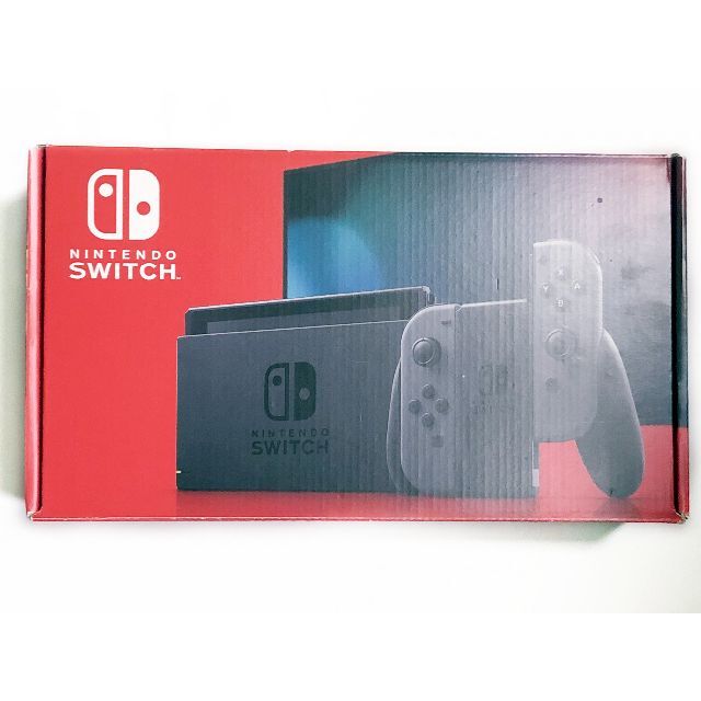 液晶綺麗 新型 NINTENDO 任天堂 スイッチ Switch グレー 動作〇