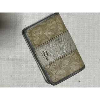 コーチ(COACH)のCOACH シグネチャー柄 2つ折り財布(財布)