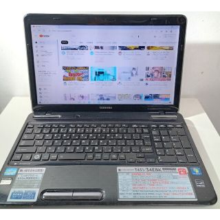 トウシバ(東芝)の東芝CoreI5,Bluray,8g,Webcam,,of2021早い(ノートPC)