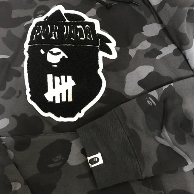 APE × undefeated  迷彩 パーカー L apeコラボ