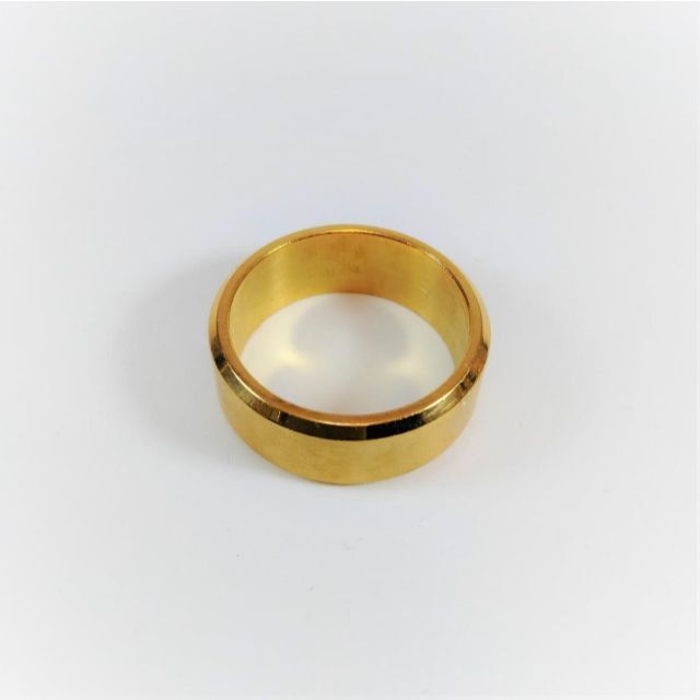 US12号 26号 シンプル リング 太め ゴールド メンズのアクセサリー(リング(指輪))の商品写真