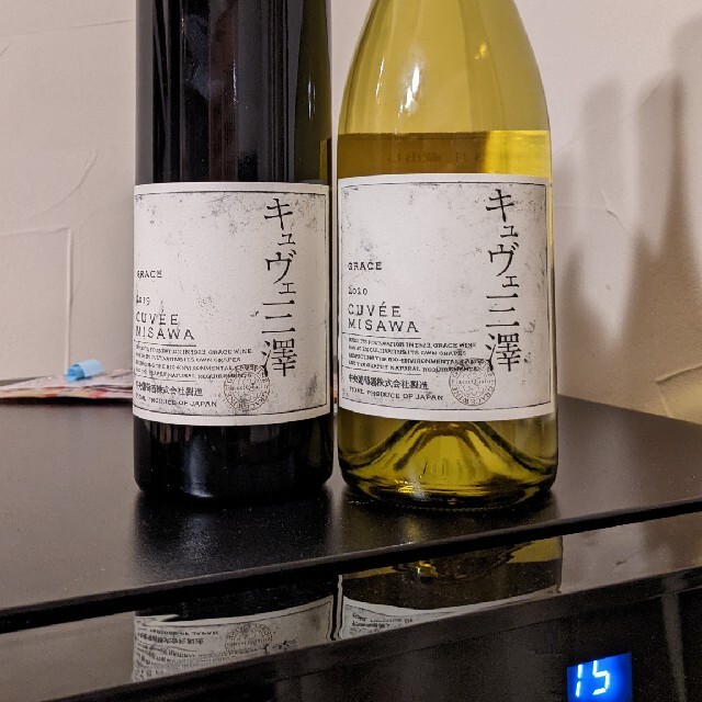完成品 中央葡萄酒キュヴェ三澤 2019赤1本 キュヴェ三澤ブラン2020