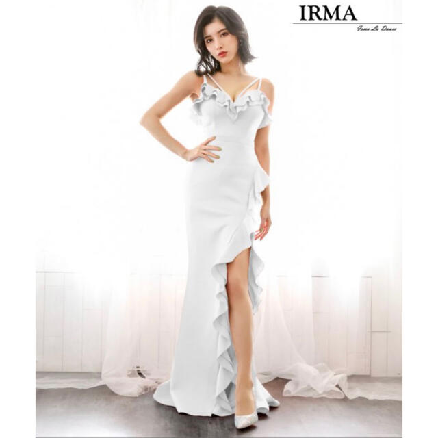 新品　IRMA  ロングドレス　ホワイト
