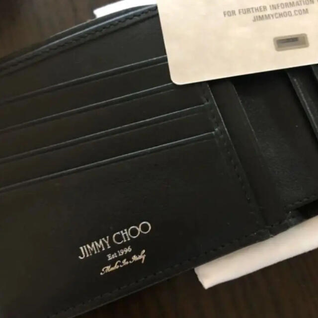 JIMMY CHOO(ジミーチュウ)のJIMMY CHOO新品二つ折り札入れ 財布 メンズ メンズのファッション小物(折り財布)の商品写真