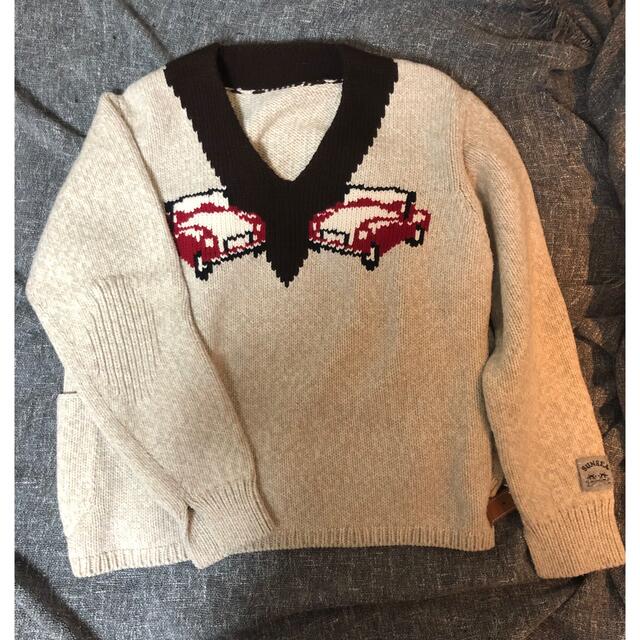 sunsea 19aw mick jaggerd car sweater 2