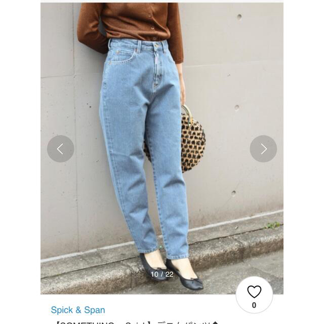 Spick & Span(スピックアンドスパン)のSpick & Span 【SOMETHING × Spick】デニムパンツ M レディースのパンツ(デニム/ジーンズ)の商品写真