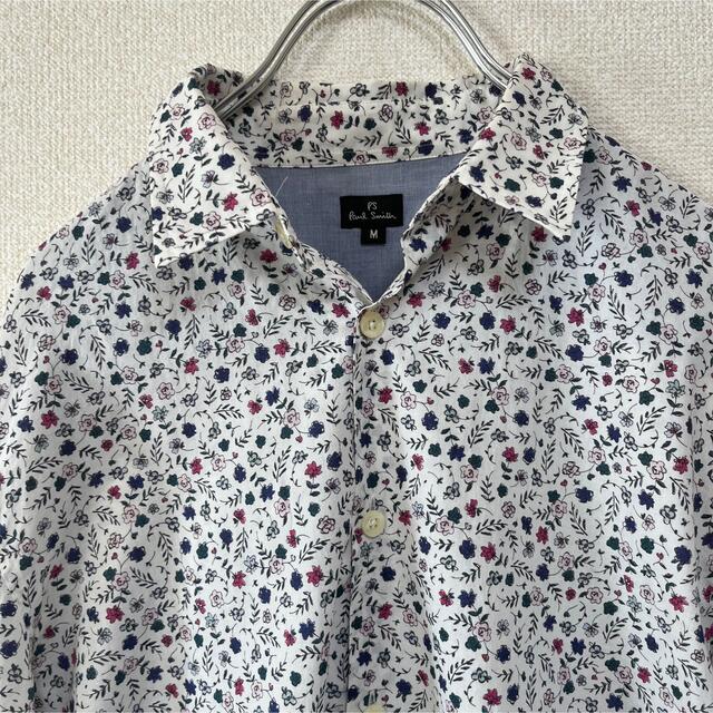 Paul Smith - PS ポールスミス 総柄 花柄 長袖シャツ 白 フローラル M ...