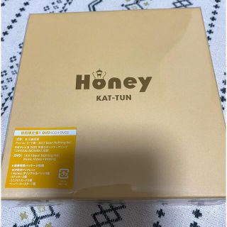 カトゥーン(KAT-TUN)の※値下げ不可 Honey 初回限定盤1 DVD KAT-TUNステッカー無し(ポップス/ロック(邦楽))