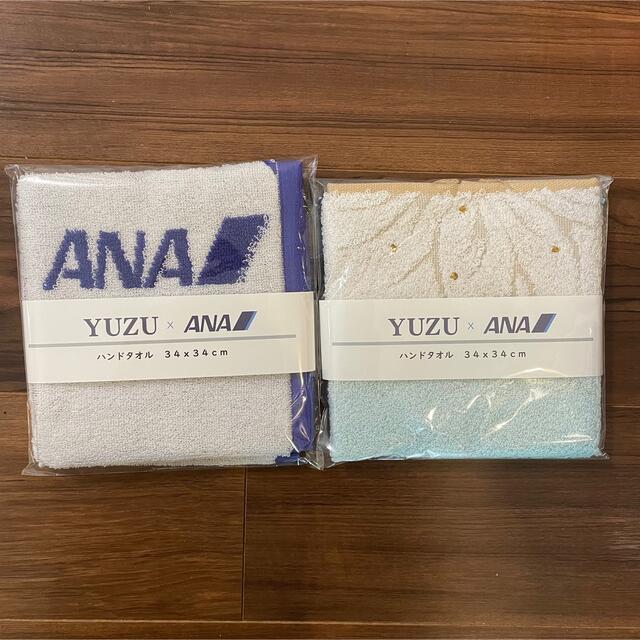 ANA(全日本空輸)(エーエヌエー(ゼンニッポンクウユ))のANA YUZU 限定 羽生結弦 選手 コラボ ハンドタオル エンタメ/ホビーのタレントグッズ(スポーツ選手)の商品写真