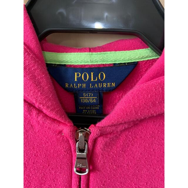 POLO RALPH LAUREN(ポロラルフローレン)の値下げしました。ラルフローレン　パーカー キッズ/ベビー/マタニティのキッズ服女の子用(90cm~)(ジャケット/上着)の商品写真