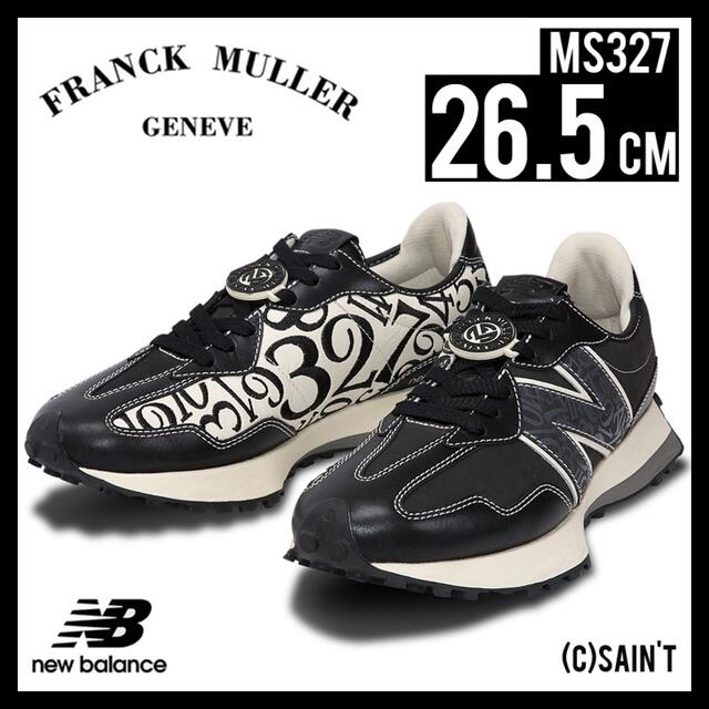 ニューバランス フランクミュラー MS327 ブラック 黒 26.5cm | www