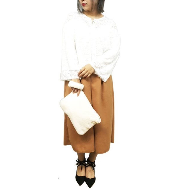 RETRO GIRL(レトロガール)のレトロガール ファークラッチバック レディースのバッグ(クラッチバッグ)の商品写真