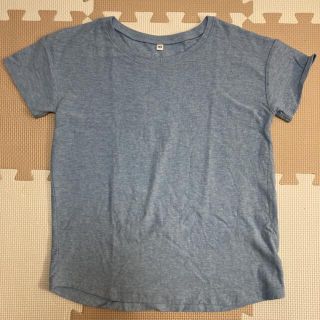 ムジルシリョウヒン(MUJI (無印良品))のムラ糸天竺編み　ドロップショルダー半袖Ｔシャツ150(Tシャツ/カットソー)