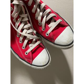 コンバース(CONVERSE)のconverse オールスターハイ　レッド(スニーカー)