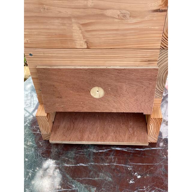 販売のものです 日本蜜蜂重箱式巣箱ハニーズハウス！五段セット！送料無料！ 虫類用品