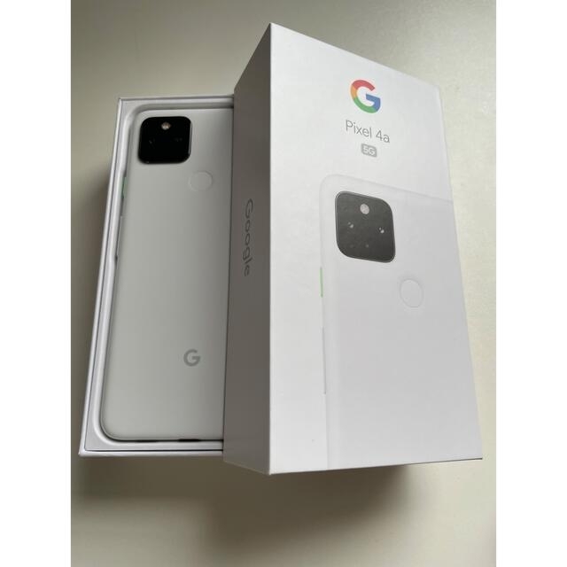 Pixel4a5Gホワイト容量極美品 Pixel 4a 5G ホワイト SIMフリー