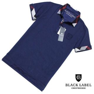 ブラックレーベルクレストブリッジ ネイビー ポロシャツ(メンズ)の通販