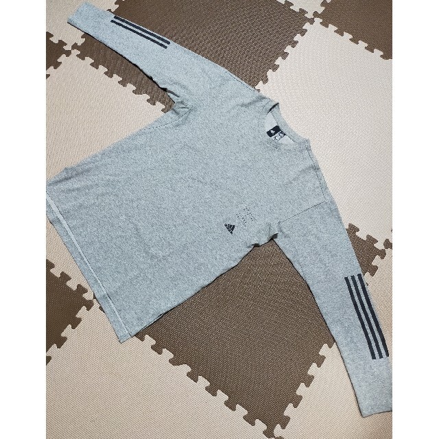 adidas(アディダス)のrsh様専用☆ATS-860 アディダス 長袖カットソー グレー サイズ M メンズのトップス(Tシャツ/カットソー(七分/長袖))の商品写真