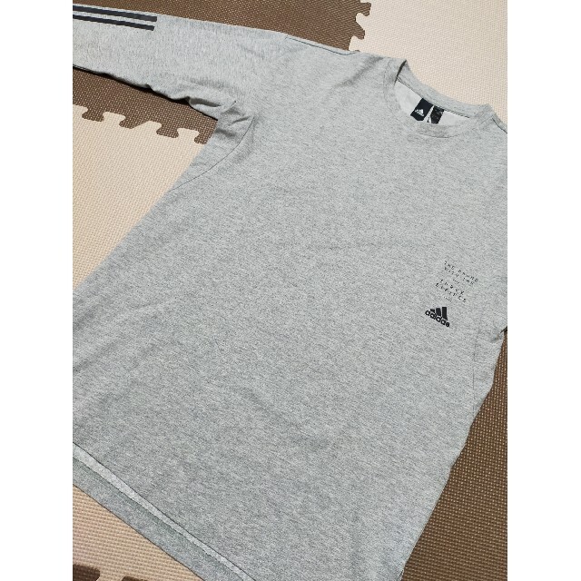 adidas(アディダス)のrsh様専用☆ATS-860 アディダス 長袖カットソー グレー サイズ M メンズのトップス(Tシャツ/カットソー(七分/長袖))の商品写真