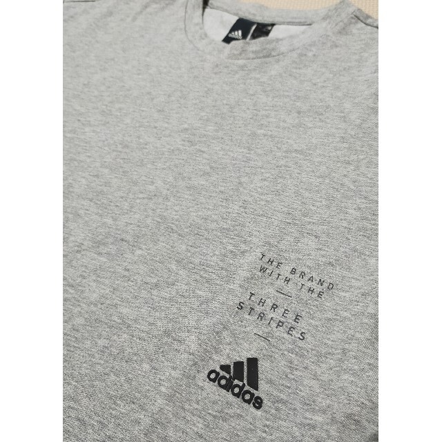 adidas(アディダス)のrsh様専用☆ATS-860 アディダス 長袖カットソー グレー サイズ M メンズのトップス(Tシャツ/カットソー(七分/長袖))の商品写真