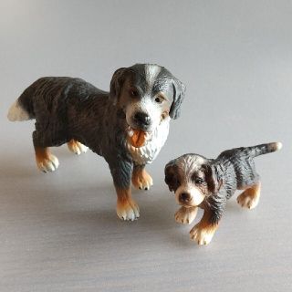 Schleich　シュライヒ　バーニーズマウンテンドッグ　親子フィギュア　美品(その他)