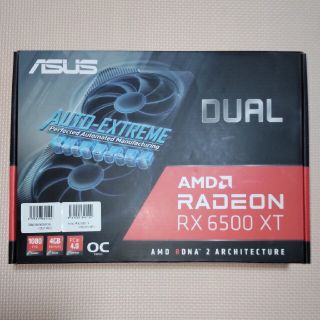 エイスース(ASUS)のAMD  RADEON　RX6500xt(PC周辺機器)