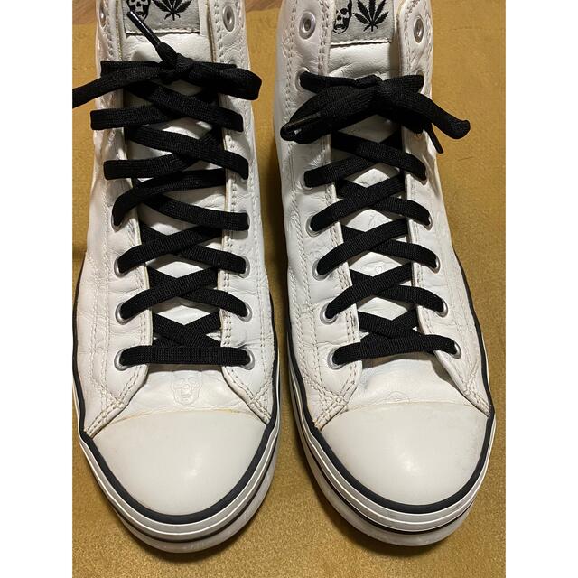 Lucien pellat-finet(ルシアンペラフィネ)の ルシアンぺラフィネ レザースニーカー 白 27.5cm メンズの靴/シューズ(スニーカー)の商品写真