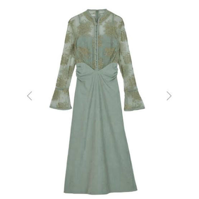 Ameri VINTAGE(アメリヴィンテージ)のAmeri vintage Flower lase Dress レディースのフォーマル/ドレス(ロングドレス)の商品写真