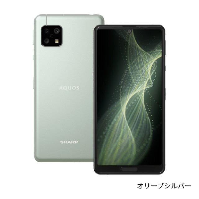 スマートフォン本体【新品未使用】AQUOS sense5G オリーブシルバー 64 GB