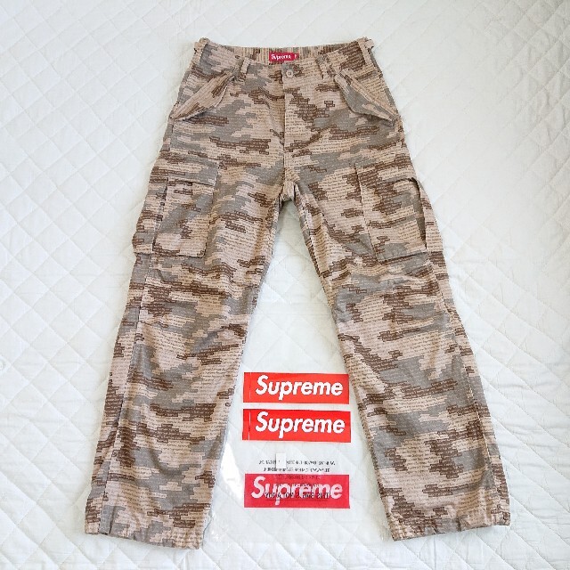 極美品 Supreme Cargo Pant Box Logo デジカモ 【オンラインショップ