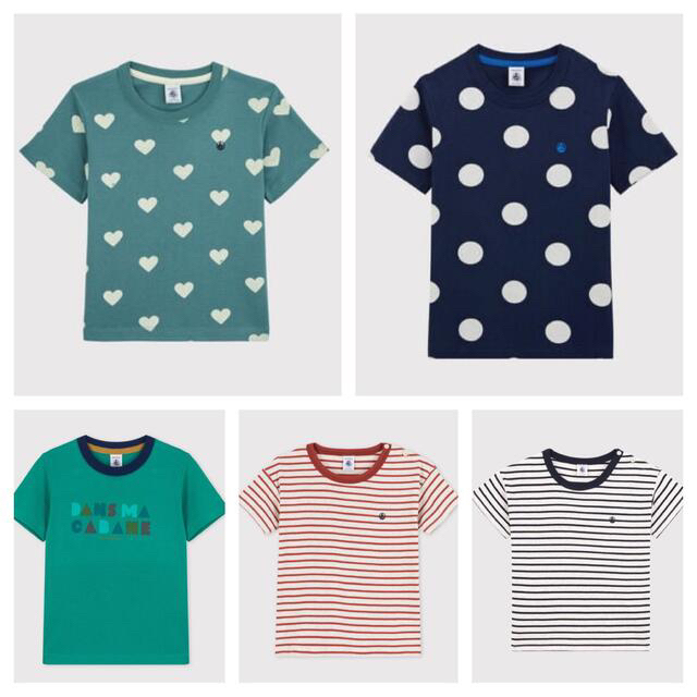 PETIT BATEAU(プチバトー)のPieces 様専用 キッズ/ベビー/マタニティのキッズ服男の子用(90cm~)(Tシャツ/カットソー)の商品写真