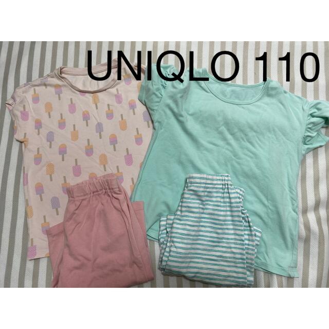 UNIQLO(ユニクロ)のユニクロ　パジャマ　110 キッズ/ベビー/マタニティのキッズ服女の子用(90cm~)(パジャマ)の商品写真