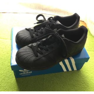 アディダス(adidas)のadidas  SUPERPTAR  黒　24㎝(スニーカー)