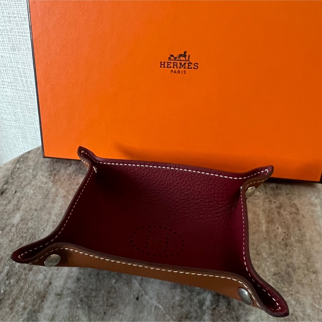 【カラー】 Hermes - エルメス レザー ミーズ エ ルランス デスク ミニ トレー（新品・未使用品）の通販 by ブランドシティ