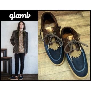 グラム(glamb)の美品 定価4万 グラム 20AW プラットフォーム モカシン シューズ 25.5(スリッポン/モカシン)