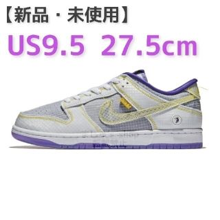 ナイキ(NIKE)のラビット様専用新品 UNION NIKE DUNK LOWPURPLE 27.5(スニーカー)