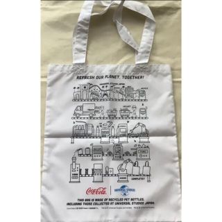 ユニバーサルスタジオジャパン(USJ)のコカコーラ×ユニバーサルスタジオジャパン　非売品エコバッグ(エコバッグ)