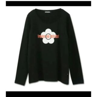 マリークワント(MARY QUANT)の【新品タグ付】マリークワント💕長袖 カットソー Tシャツ トップス ブラック (カットソー(長袖/七分))