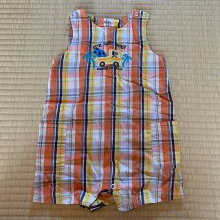 カーターズ(carter's)のCarter’s ベビー服　カバーオール　18ヶ月　チェック柄(カバーオール)