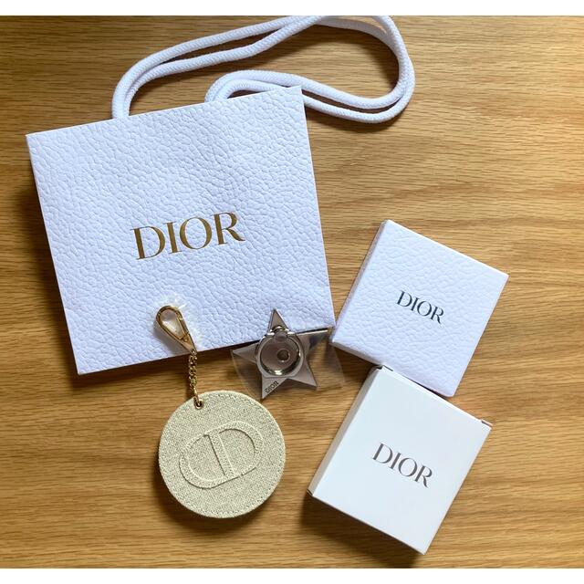 Dior(ディオール)の【新品】Dior スプリング ミラー &スマホリングノベルティ　ショッパー付き レディースのファッション小物(ミラー)の商品写真