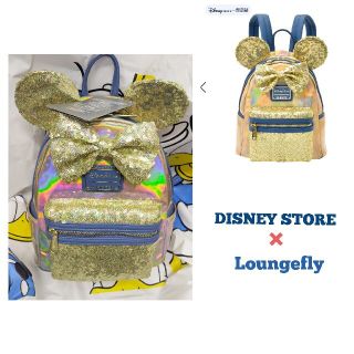 ディズニー(Disney)の★DISNEY STORE×Loungefly タグ付き ネット 完売(リュック/バックパック)