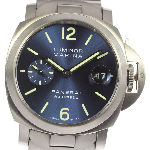 割引 PANERAI - パネライ ルミノール マリーナ PAM00283 メンズ 【中古】 腕時計(アナログ)
