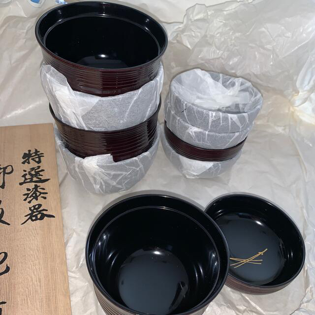 会津漆器 吸物椀 蓋付き 汁椀 お椀5客 お吸い物椀 会津漆器 吸物椀 蓋付き 汁椀 お椀5客 お吸い物椀
