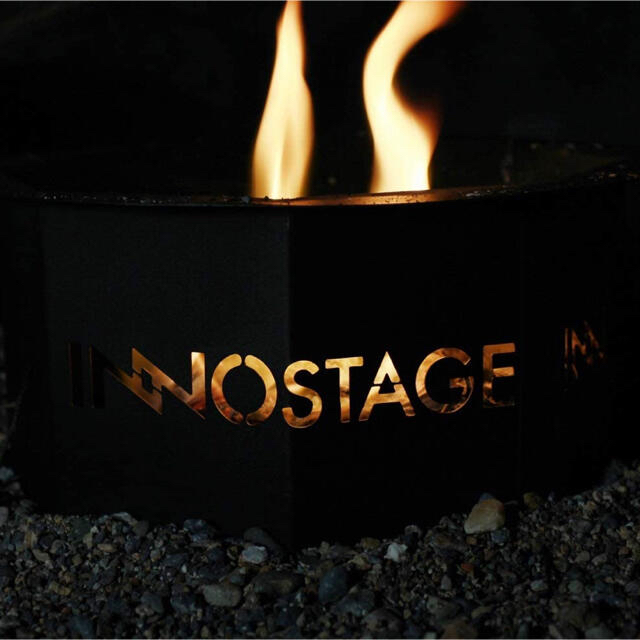 24時間以内発送】INNOSTAGE 二次燃焼焚き火台 BLUE SKY | bombaytools.com