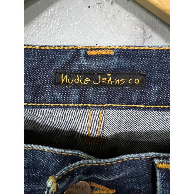 Nudie Jeans(ヌーディジーンズ)の美品！NUDIE JEANS ダメージ加工デニム！イタリア製！  メンズのパンツ(デニム/ジーンズ)の商品写真