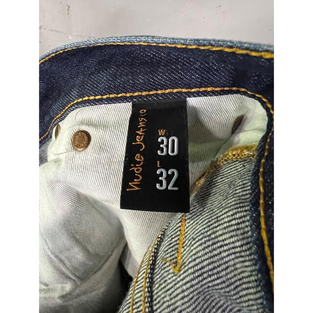 Nudie Jeans(ヌーディジーンズ)の美品！NUDIE JEANS ダメージ加工デニム！イタリア製！  メンズのパンツ(デニム/ジーンズ)の商品写真