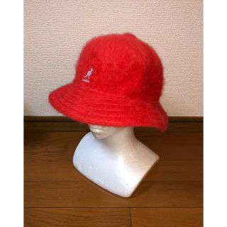 カンゴール(KANGOL)のXL 新品 KANGOL Furgora Casual ファー ハット 赤(ハット)