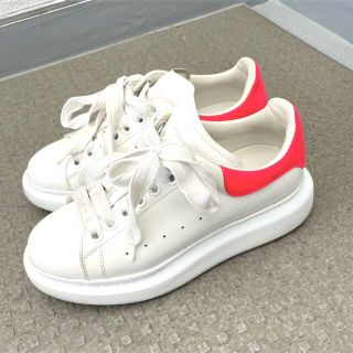 アレキサンダーマックイーン(Alexander McQueen)のAlexander McQueen スニーカー　レッド×ホワイト(スニーカー)