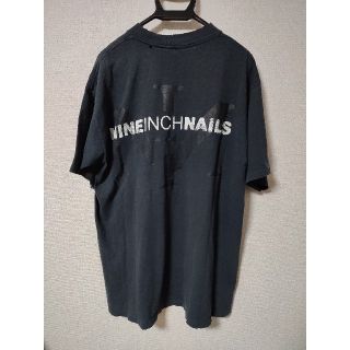 【値下げ不可】古着 90s Nine inch Nails ボロ(Tシャツ/カットソー(半袖/袖なし))