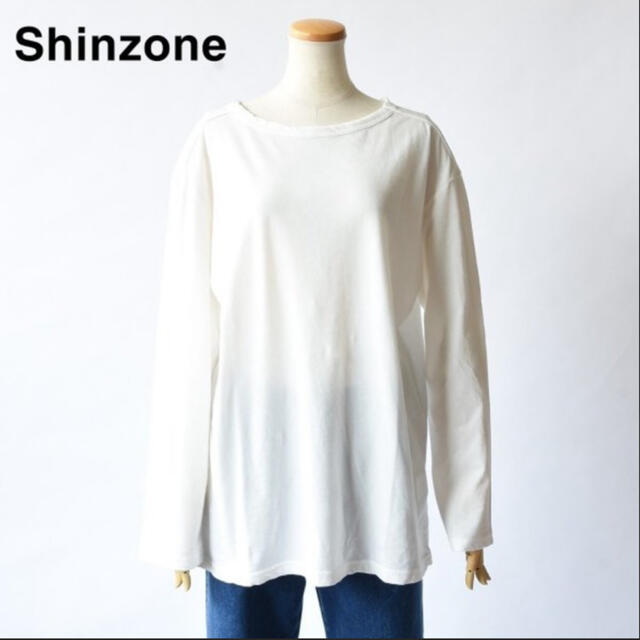 Shinzone(シンゾーン)のshinzone   ハイツイストコットンロングT レディースのトップス(Tシャツ(長袖/七分))の商品写真